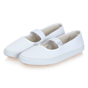 环球舞蹈鞋儿童白