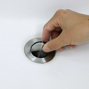 漏水塞面盆堵孔塞台盆水池圆形漏塞洗脸盆堵水塞通用按压式20人付款2