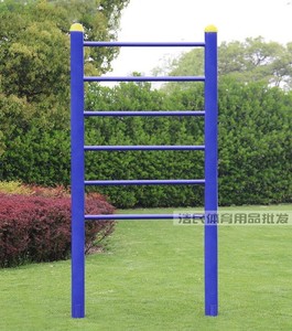 户外田路径运动健身器材单杆 小区公园健身用品学校 体操助木单杠