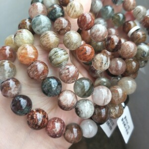 一物一图 天然水晶千层景彩幽灵手链异象四季幽灵手串男女 夏天家