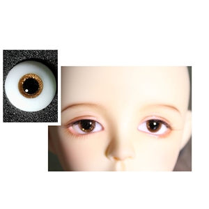 【青葵】bjd眼珠六四三分娃用玻璃眼12/14mm正常/小虹膜金色现货