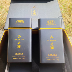 正品品三国罐装袋泡茶240g羊楼洞湖北特产老青茶袋泡茶礼盒装