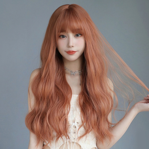橙色假发