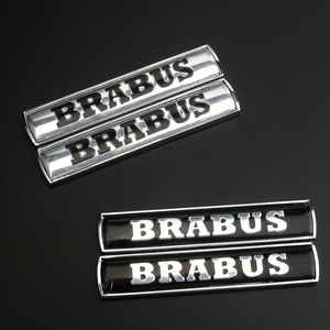 适用于奔驰改装博速字标贴车标贴巴博斯车标 barbus改装车贴