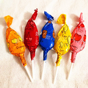 满20支包邮星巴克 棒棒糖 樱桃草莓可乐柠檬橙子味 无色素13.12g