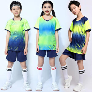 儿童羽毛球服套装女男乒乓球网球衣定制跳绳排球训练比赛运动队服