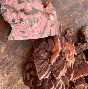 苏北特产 秦南水牛肉原味现杀干切菊花心健身 整牛腿顺丰发货500g