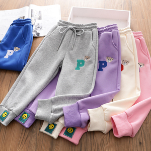 幼儿园百搭碎花防蚊裤 儿童春季洋气休闲裤 女童纯棉裤子长裤539人