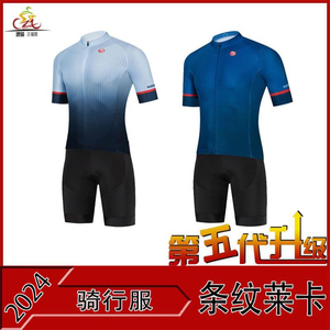 夏季短袖速干骑行服套装定制订做 加大码加肥自行车单车服 男专业