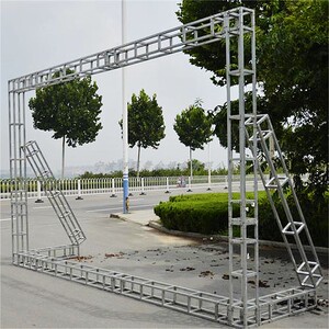 车展舞台桁架行架搭建展览会临时安装背景架灯光挂架户外背景墙