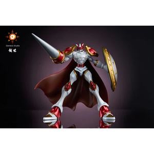 【预订】魔宅gk 数码宝贝 创世 皇家骑士团 红莲骑士兽 雕像手办