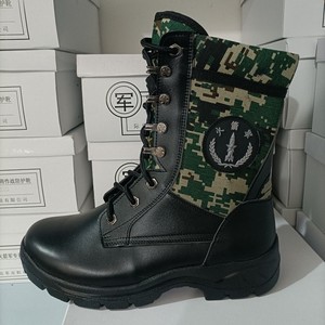 正版火箭靴作战训靴军勾男户外战术新式高帮真皮作训靴特种训练鞋