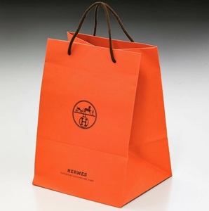日本专柜 hermes 爱马仕 纸袋子 手拎袋