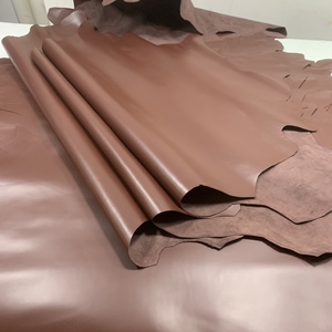 特价进口咖啡色中光开边珠胎牛皮头层牛皮厚1.0mm中挺皮料防水