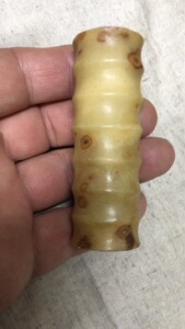 玉管-129古玉老玉红山文化老物战汉辽金玉器河摸河磨玉和田