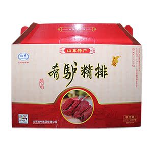 年货特惠山东特产广饶肴驴肉 驰中肴驴精排罐头400g*7罐头礼盒