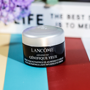 包邮拍3减10 兰蔻小黑瓶发光眼霜5ml小样精华肌底眼霜淡纹黑眼圈