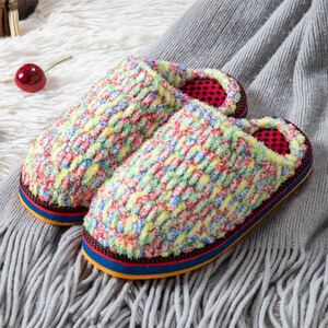 儿童手工棉拖鞋成品纯手工儿童毛线拖鞋居家室内防滑保暖男女小大