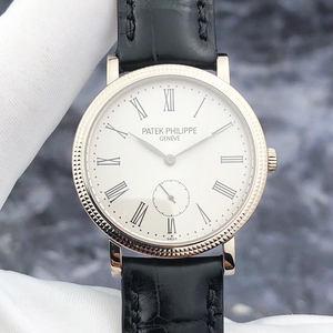 二手表百达翡丽古典表系列7119g日内瓦机芯女士机械表18k白金正品