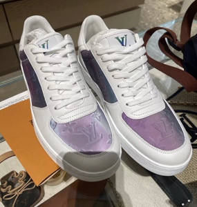 意大利代购louis vuitton/路易威登男鞋老花休闲运动鞋小白鞋