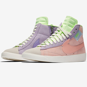 nike耐克女鞋2019冬季侧拉链运动鞋高帮耐磨休闲鞋板鞋cq7786-661
