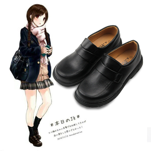jk制服鞋学院风百搭小皮鞋棕黑色学生日系皮鞋动漫女仆万用lolita