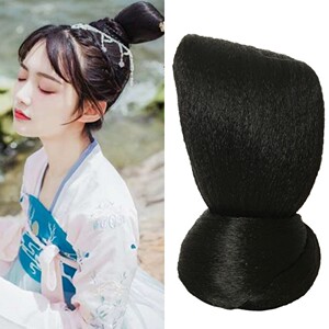 唐朝侍女假发包造型单头兔耳朵发髻cos影视仙女发型武媚娘假发包