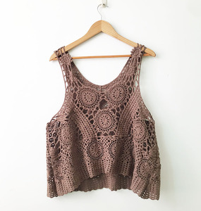 大码蕾丝坎肩外搭