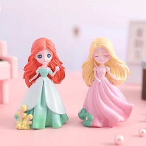 艺彩模具 迷你小公主12cm 石膏像乳胶模具 儿童益智手工制作diy