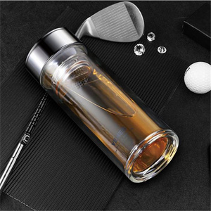 菲驰新款vb150-280防烫双层高硼硅玻璃风范玻璃杯批公司礼品福利