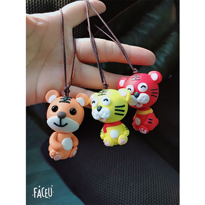 12生肖-虎大号玩偶软陶泥人面塑5厘米大号挂件元旦礼品创意精品