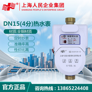 上海人民环保智能预付费4G远程管理通断扫码充值远传全铜防冻水表