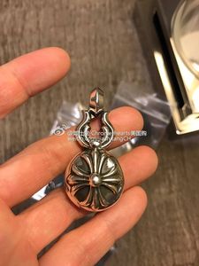 美国代购Chrome Hearts 克罗心 新款双面十字 马蹄 项链挂坠