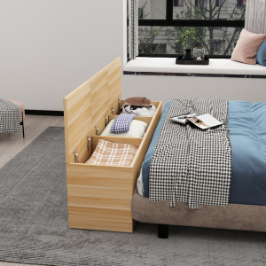 卧室儿童房床边柜床头柜床尾置物柜床边窄夹缝柜床头收纳柜床尾柜