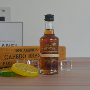 洋酒小酒版zacapa/萨凯帕50ml朗姆酒玻璃小瓶23索莱拉珍藏摆件收