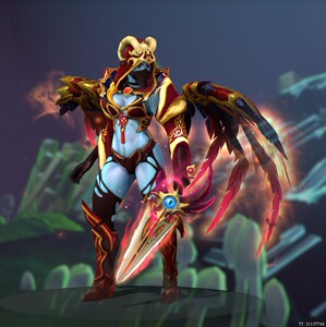 dota2女王不朽武器痛苦女王血羽宴觞qop不朽3毒镖特效一个礼物