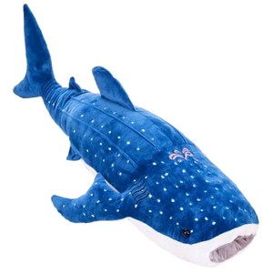 鲸鱼毛绒玩具公仔蓝鲸鲨儿童睡觉抱枕头鲨鱼布娃娃生日礼物送女生