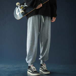超火cec运动裤男宽松潮牌ins秋装束脚长裤子潮流港风纯色嘻哈卫裤