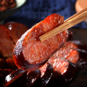 四川巴中恩阳特产农家手工腊肠500g包邮香肠麻辣味正宗风干肠肉肠