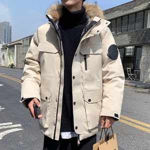 moncler蒙口大舌头联名连帽羽绒服冯提莫同款秋冬外套男女短款