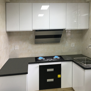 厨房橱柜门定做实木多层烤漆柜门定制白色哑光钢琴烤漆板衣柜门板