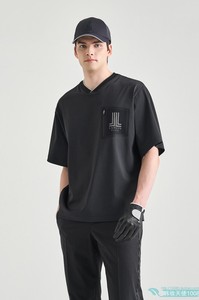 LANVIN BLANC高端男装韩国代购23夏款短袖休闲T恤LB2D4WTO468 2色