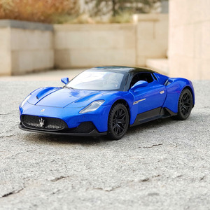 1:32玛莎拉蒂mc20跑车合金汽车模型开门回力玩具车仿真金属车摆件