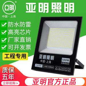 上海亚明led投光灯户外防水射灯泛光工厂照明灯200w100瓦探照路灯