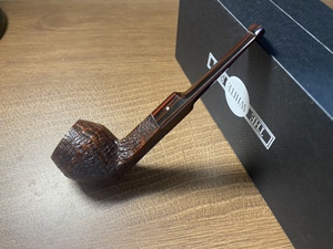 全新全套dunhill登喜路4204石楠木烟斗实拍 登喜路经典牛头斗型