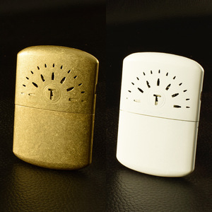 双枪品牌纯铜超薄便携触煤迷你煤油暖手怀炉暖手宝可爱热饼暖水袋