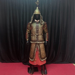 明朝将军明代士兵盔甲明光甲中式摆件铠甲唐甲鱼鳞甲影视服装定做