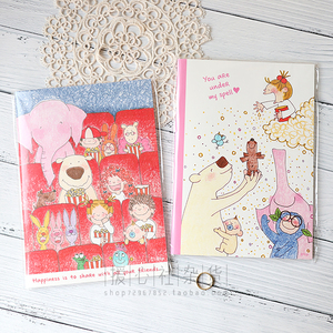 援心现货日本产ins网红可爱裸足coco酱超萌插画笔记本横格