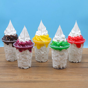 仿真圣代冰淇淋模型仿真kfg圣代食物食品模型