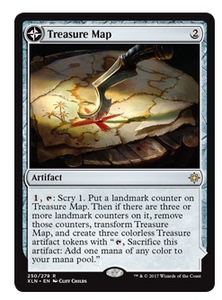 [山猫卡牌]万智牌   藏宝图 英文  平/闪  依夏兰 xln